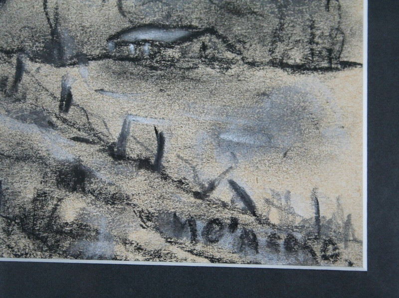 Pastel on Paper, An Australian Landscape, Signed, c. 1995 gallery