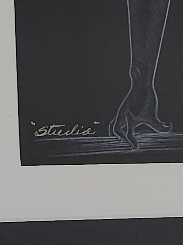 EXTREMELY RARE Juan Quevedo Original "STUDIO" Nude Male Professional Gallery Art gallery