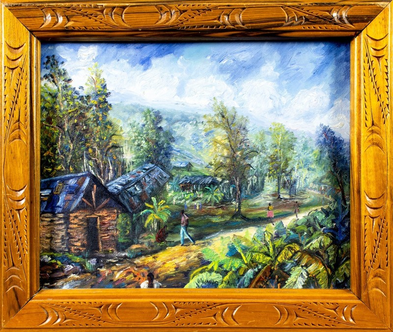 Wesner Pierre Louis (Haiti,b 1948) oil painting 153261 gallery
