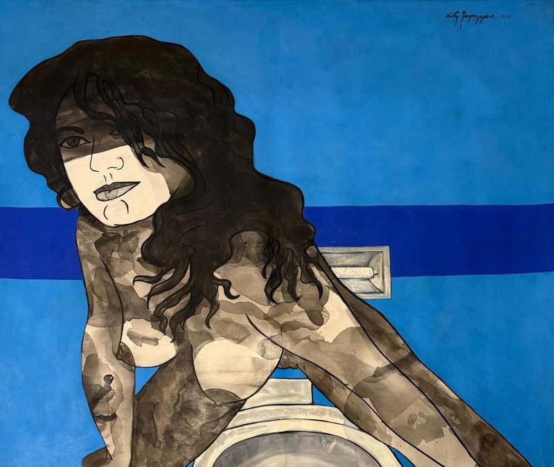 acrylic on canvas 113 x133 cm cutty Ragazzone 2011 cuban art