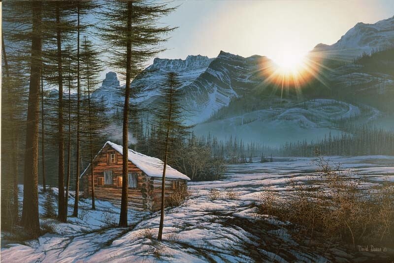 David DAASE » Morning Rays » Limited Edition Canvas Fred Buchwitz Nephew SIGNED