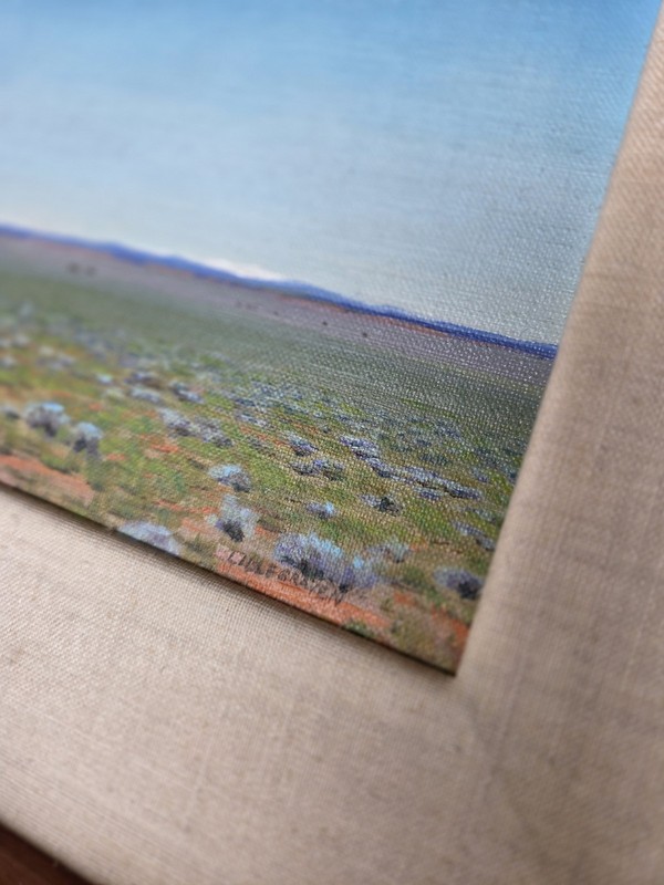 Linda Lillegraven - Open Range Cows 1996 Oil On Masonite Framed Signed Original gallery