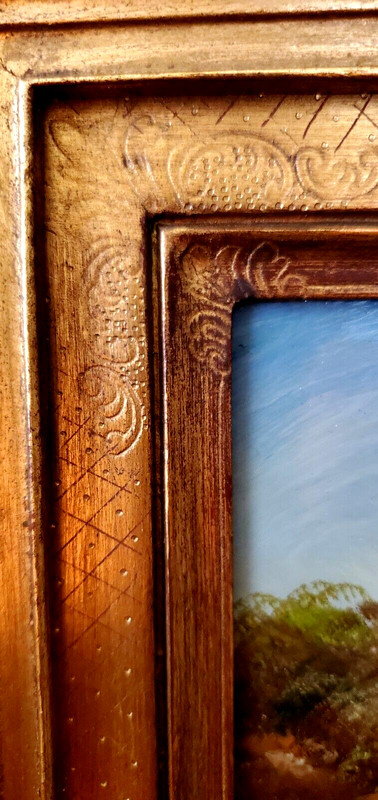 MERRILL CHASE GALLERIES ORIGINAL LAND & WATERSCAPE FRAMED OIL PAINTING BY WILKES gallery