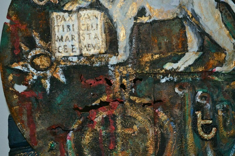 ORIGINAL MIXED MEDIA PAINTING "ARMENIA" SIGNED BY THE AUTHOR gallery