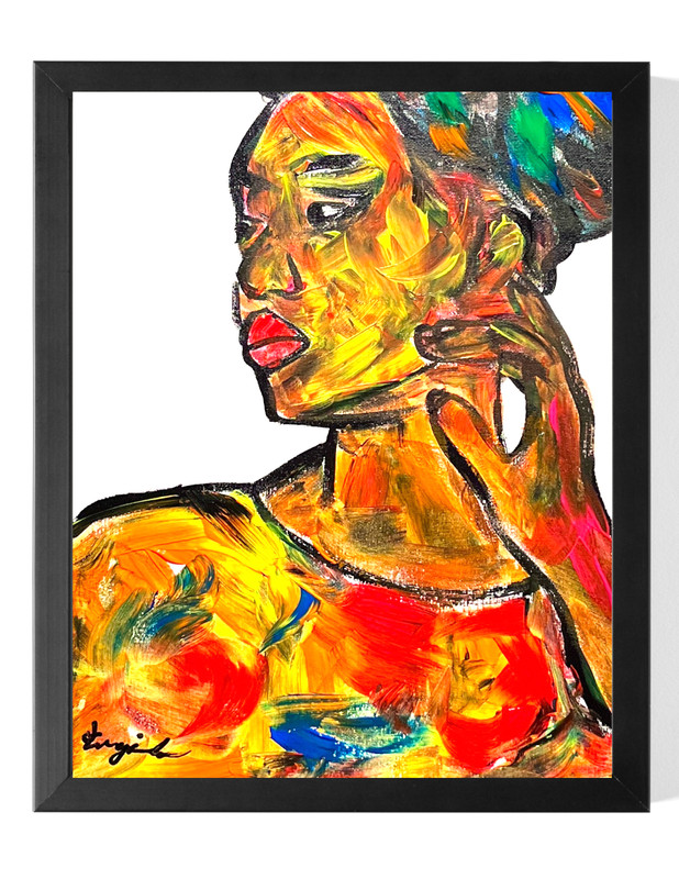 Guajardo Art: Inner Light 14X11 Original Canvas Colorful Expressionism