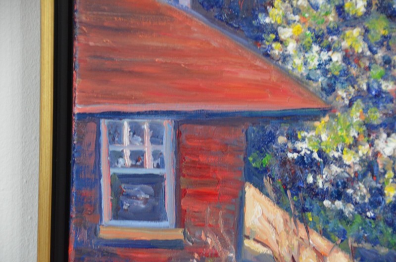 Beth Riso Original Fine Art Oil Painting - Rockland Pl Spring - Hudson Valley gallery