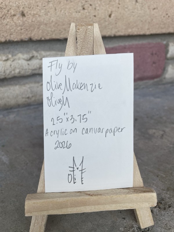 ACEO Original Artwork- Bug Out! Series Card 3 of 6 by Olive Makenzie gallery