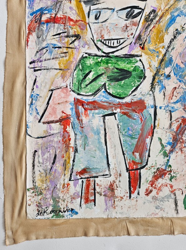 Willem de Kooning Signed Abstract Expressionist Canvas - American Art gallery