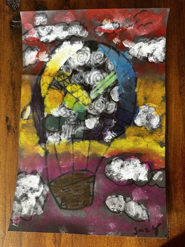 Hot Air Ballon Painting