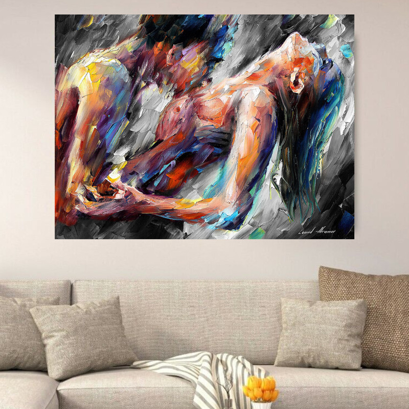 Leonid Afremov PASSION B&W 30″x24″ LIMITED EDITION GICLEE ORIGINAL