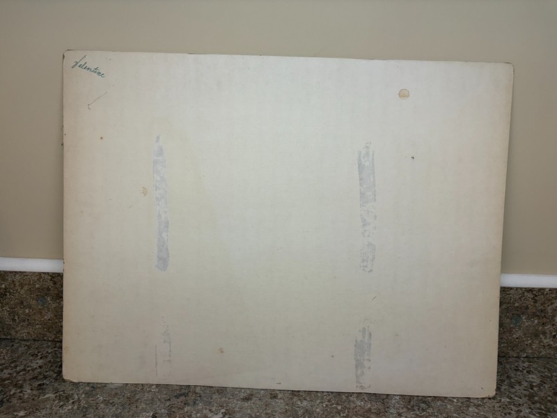 Mid Century Gouache Painting Rendering Board Signed Dick West Ad Interior Design gallery