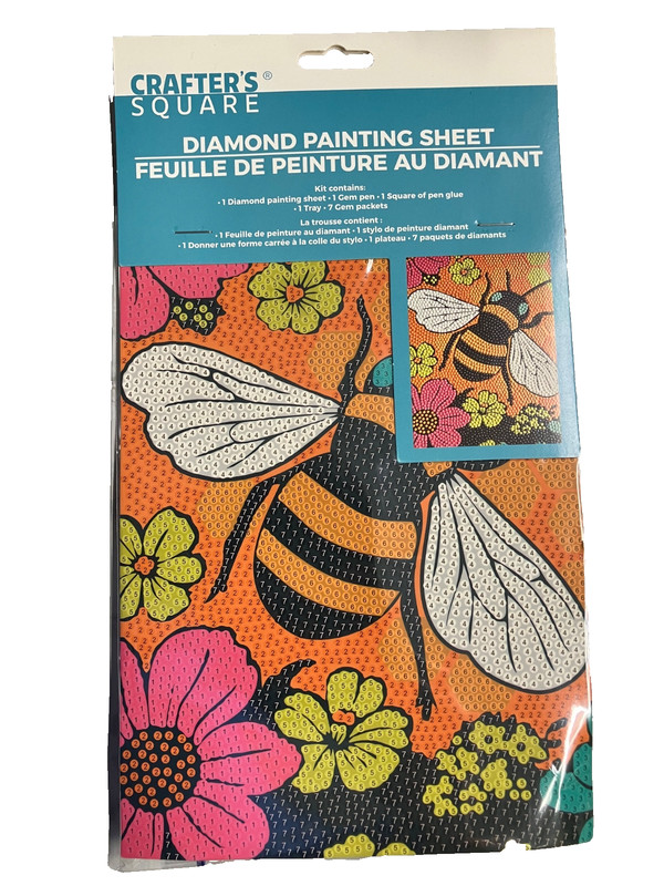 Diamond Art Painting Kit (Bee)