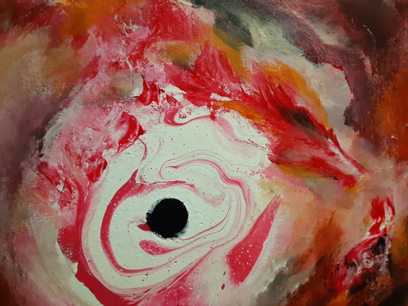 art paintings, Absract (pour Art ) Shrimp Dragon,