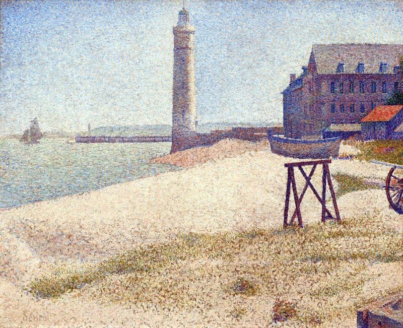 Georges Seurat Lighthouse Honfleur Reproduction – Giclee Canvas/Paper/Stretched