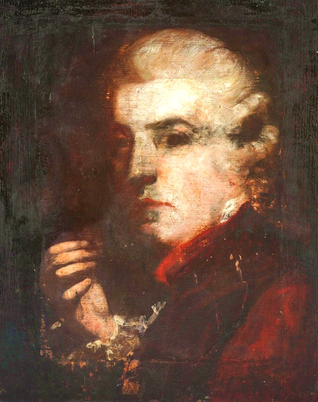 JOSHUA REYNOLDS PORTRAIT! WILLIAM CHAMBERS Famed Architect Founder Royal Academy