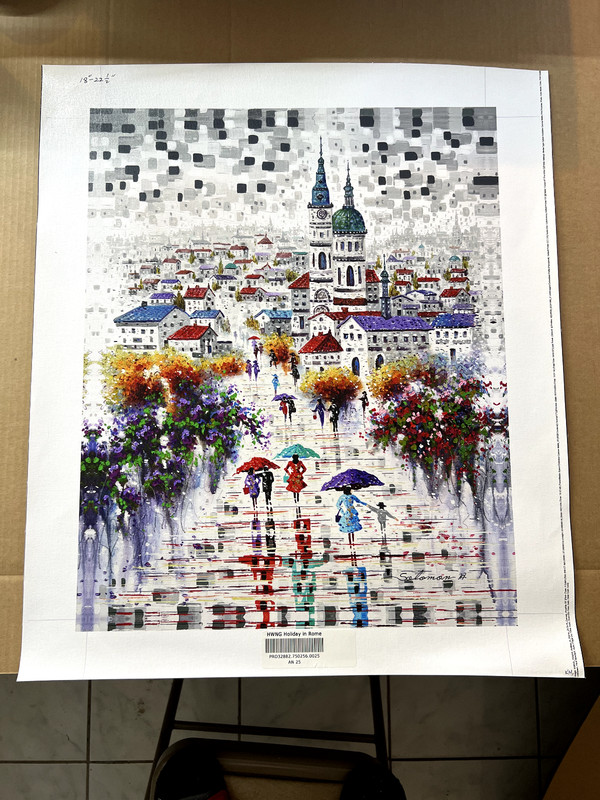 Soloman Hwang Holiday In Rome Giclee on Canvas