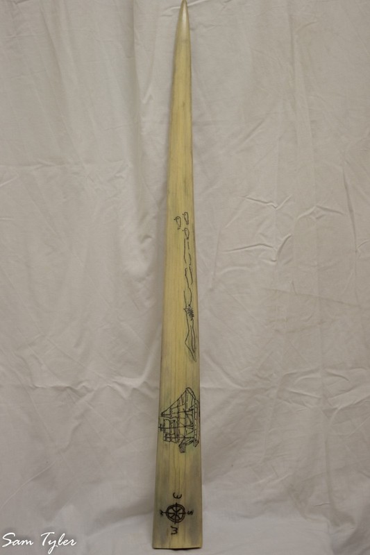 Art Schrimshawed Swordfish Bill {Chasing the Whales}
