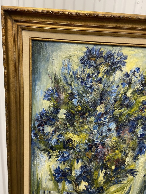 George Brunon (French, b.1925) Still Life Large oil on canvas signed LR, COA gallery