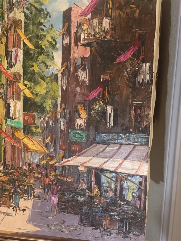 GIOVANNI GUIDOTTI Italian Painting Signed Oil Canvas 1817S - 1900S￼￼ gallery