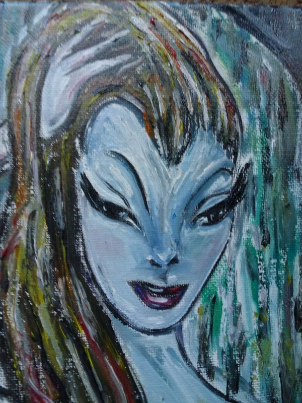 CLAUDINE DESEGLISE oil painting 8x10 canvas New original signed art by Crowell gallery