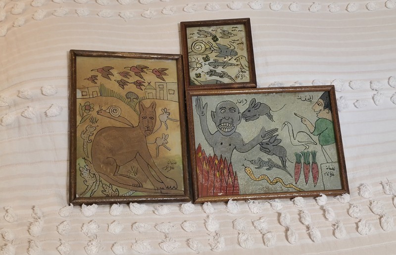 Attributed to Othman Faraj (عثمان فرج) – Original Signed Middle Eastern Folk Art