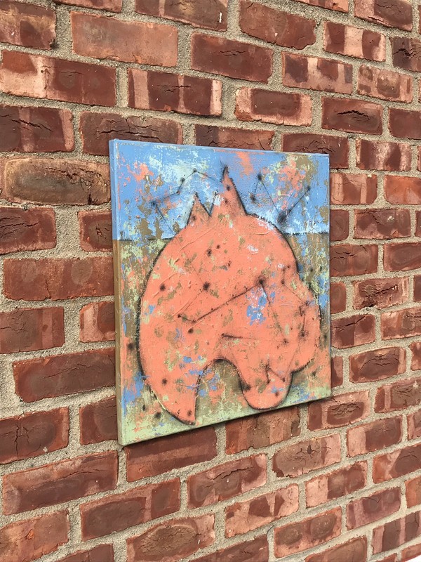 New York Artist Vincent Serbin Non Objective Abstract Painting. Signed. 2006 gallery