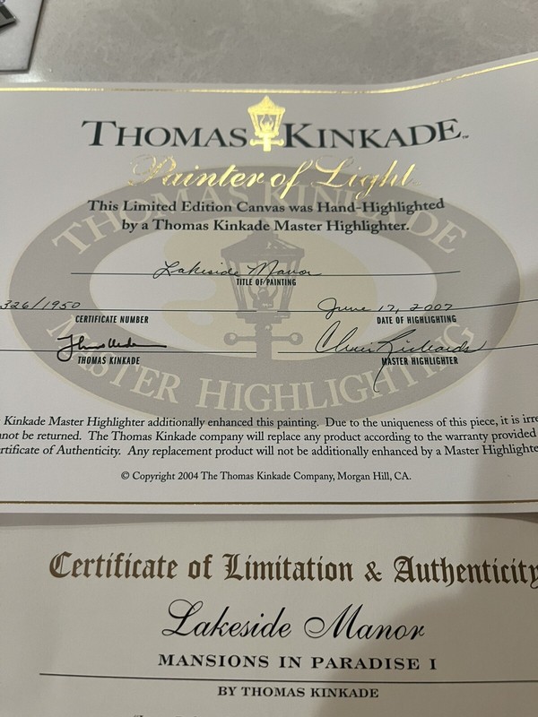 Thomas Kinkaid - Lakeside Manor gallery