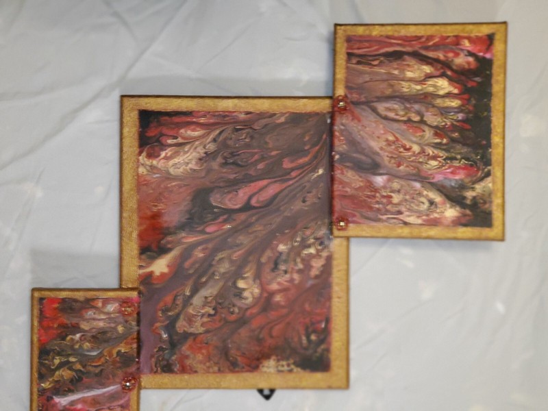 3D Abstract Acrylic Painting On Canvas Original Signed By Artist gallery