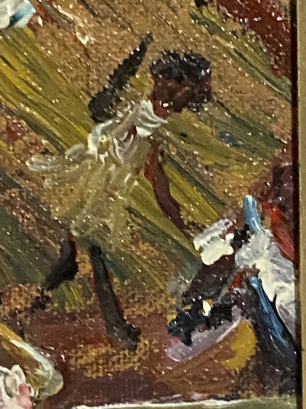 EARLY ANDREW TURNER (1944-2001) IMPRESSIONIST PAINTING OF THE GIRL IN THE WINDOW gallery