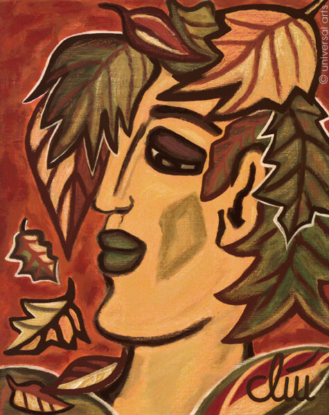 JACQUELINE DITT – Seasons 2 – 2001 Man Autumn Foliage Portrait