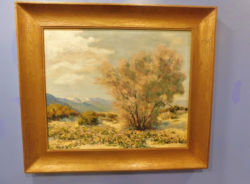 1951 Plein Air Impressionist DESERT Landscape OIL Painting Paul Conner 24 x 20