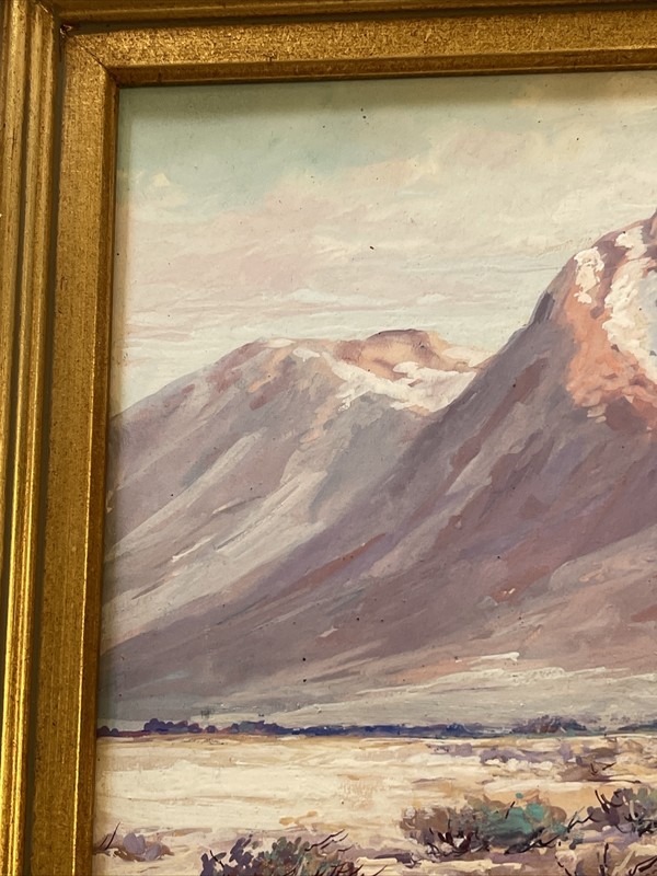 ANTIQUE AMERICAN REGIONALISM CALIFORNIA LANDSCAPE Listed Famous Edward Langley gallery