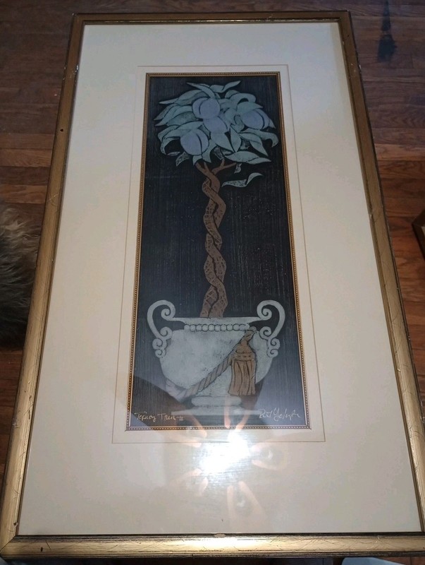Kinder-Harris Inc Custom Art, Signed «Topiary Trees I And II