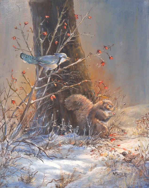 Squirrel and Jay