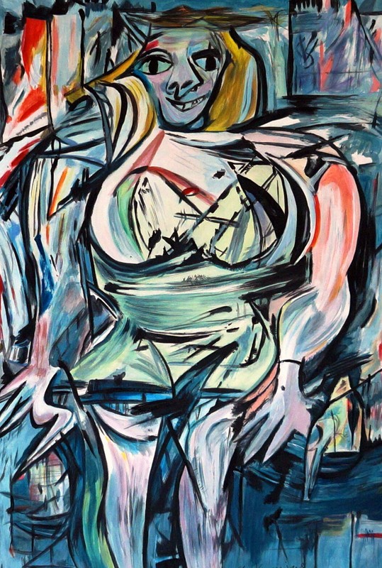 WILLEM de KOONING / Authentic Acrylic on Paper Signed. Expressionism Abstract gallery