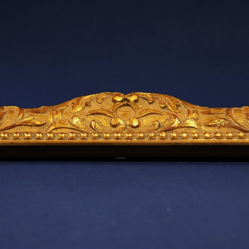 24" X 30" CUSTOM ORNAMENTAL PICTURE FRAME - HAND LAID COMPOSTION ON SOLID WOOD gallery