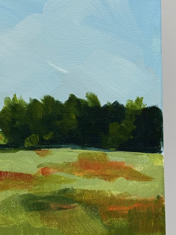 R Stevens Original Acrylic Landscape Painting 11x14 gallery