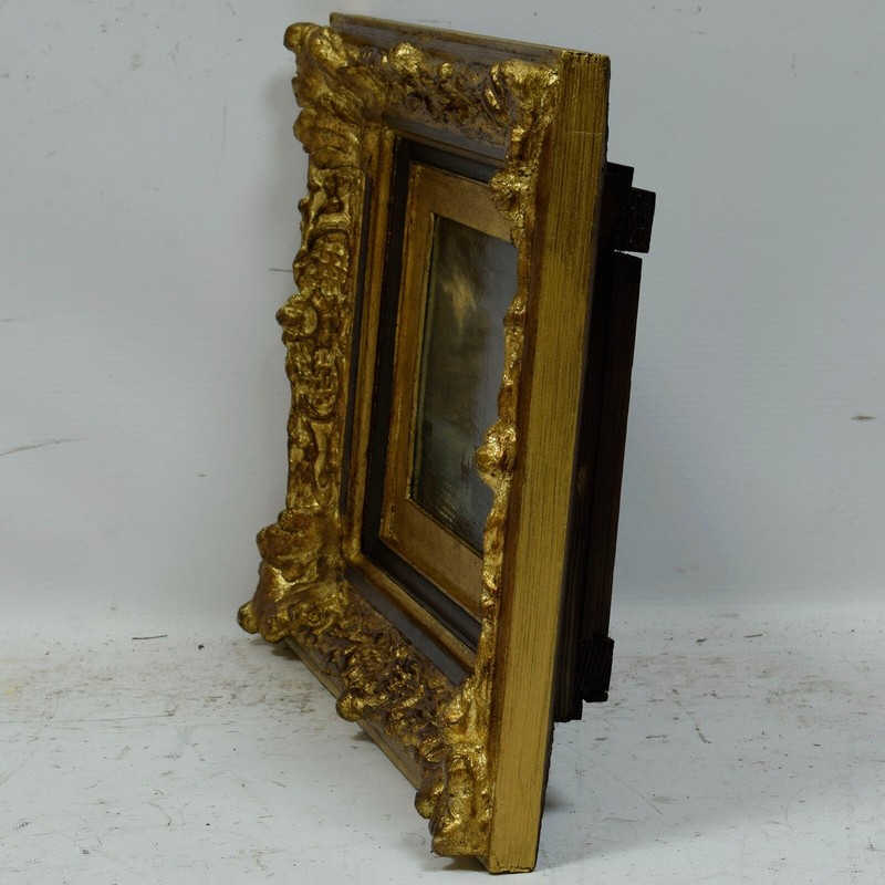 Ca 1870-1880 JUBLIN (19th-20th cent) ARTPRICE Old oil painting 15 x 12 in gallery