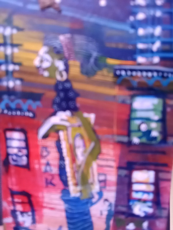 Miniature Painting by Peter Mayer new york city artist City Scene
