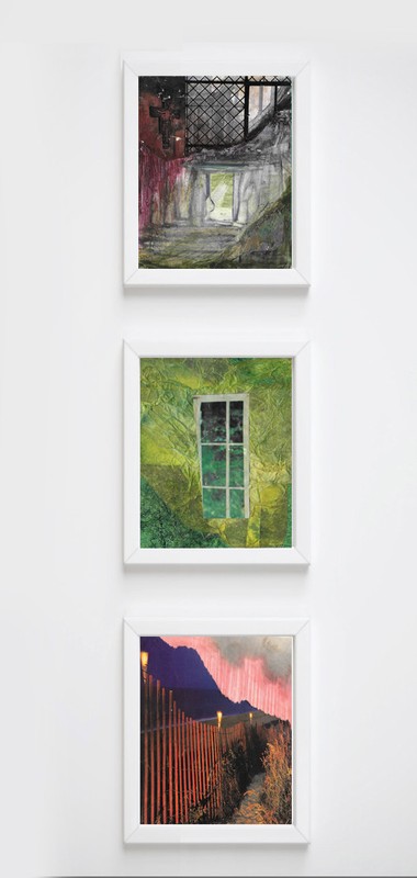 Green Tree Nature Landscape Collage Artwork Home Decor Art 5x4 gallery