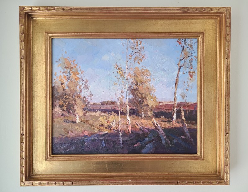 Calvin Liang Original Oil Painting Rural California Impressionist Landscape gallery
