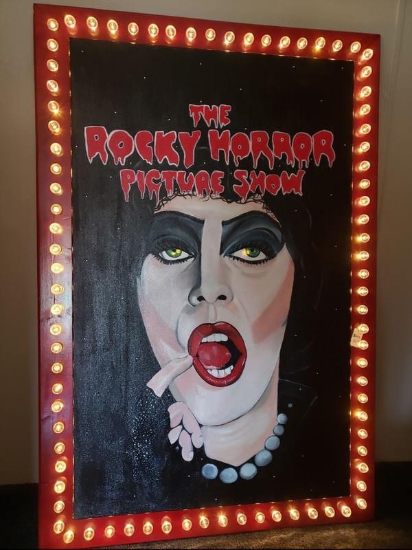 «The Rocky Horror Picture Show»** Original Painting On Canvas. by *TERRI LYONS*