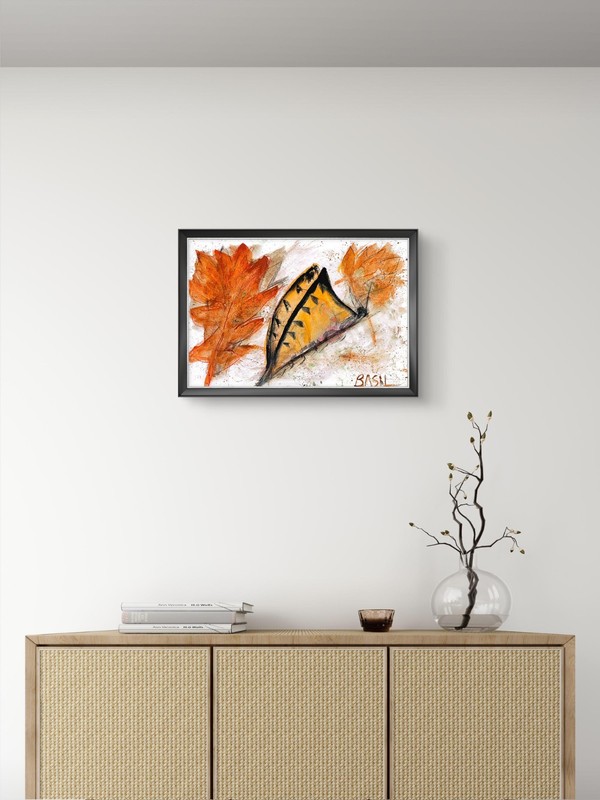 Butterfly Contemporary Expressionist Original Painting 10x14 gallery
