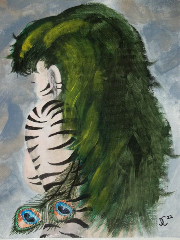 Signed Original ‘Tiger Spell’ Acrylic Painting Limited Collectible Dream Catcher