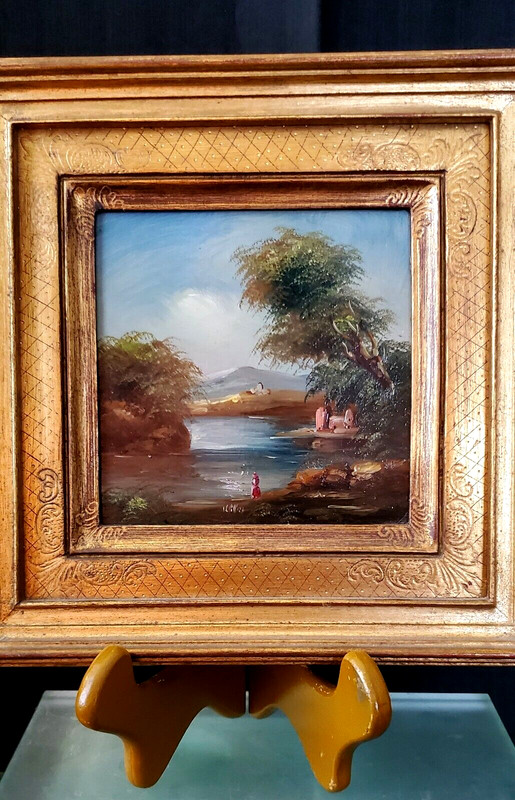 MERRILL CHASE GALLERIES ORIGINAL LAND & WATERSCAPE FRAMED OIL PAINTING BY WILKES gallery