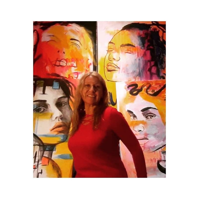 Miley Cyrus Painting, artwork, glittery, Sexy Contemporary Art, Musician Singer gallery