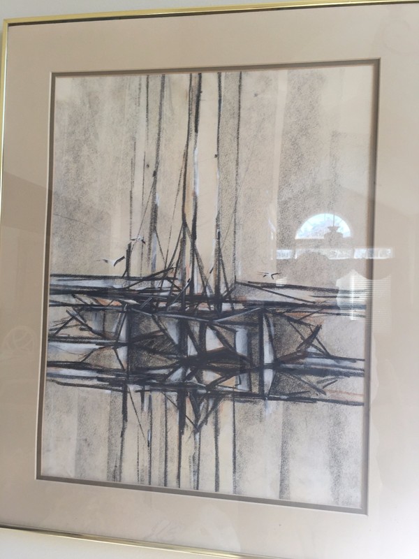 ORIGINAL CHARCOAL ON HEAVY PAPER
