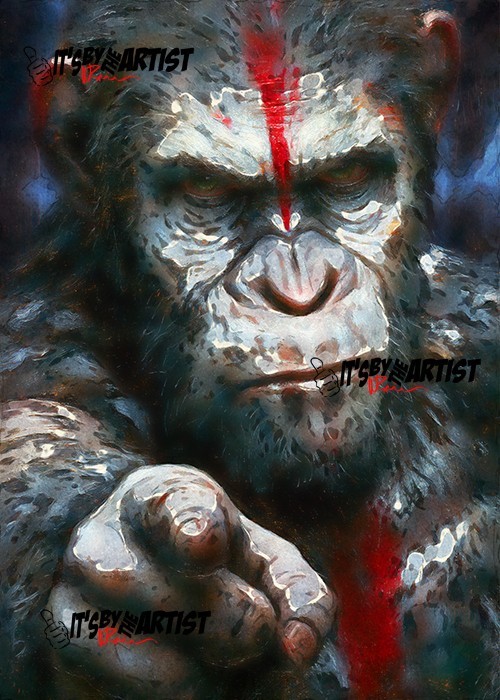ACEO ATC Sketch – Caesar – 1/1 – Authenticity Stamp