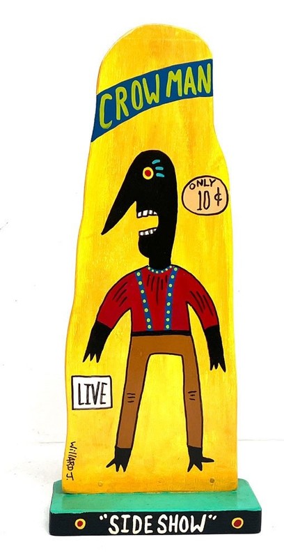 CROWMAN – WILLARD J (Jenning) 1943-2015 – Florida Folk Artist – 6616