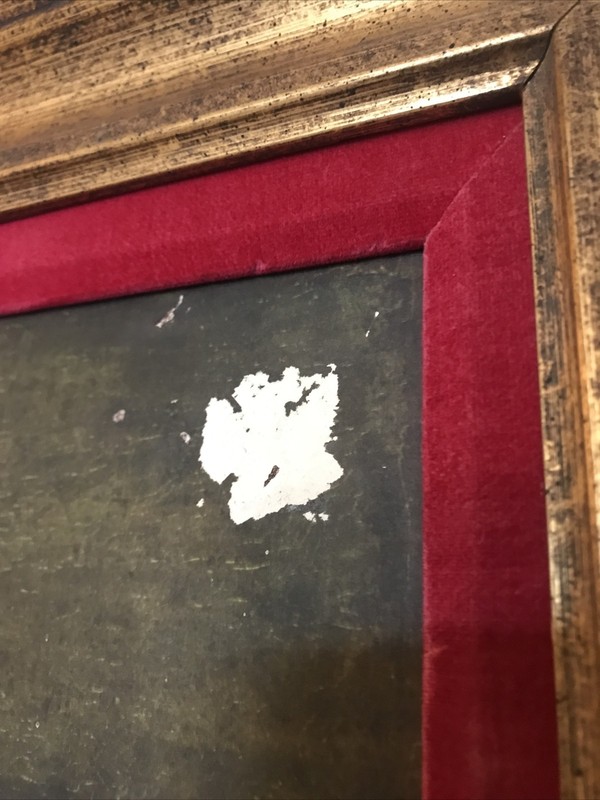 Rembrandt’s “POLISH RIDER” Framed Lithograph On Board Painting 35 1/2" x 30 3/4” gallery